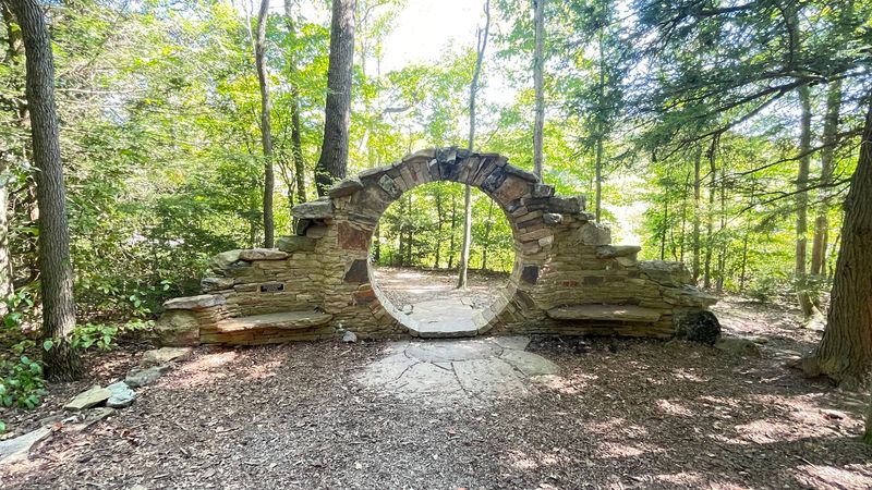 The Secret Garden And Its Stone Moon Gate