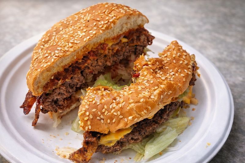 The Sunshine Burger Itself, Eight Ounces Of Fresh Ground Beef