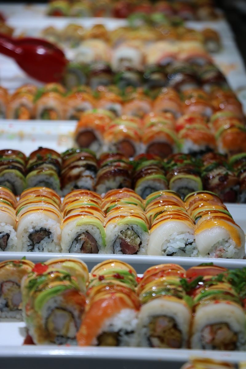 The Sushi Bar Keeps Rolling All Day The Sushi Bar Keeps Rolling All Day