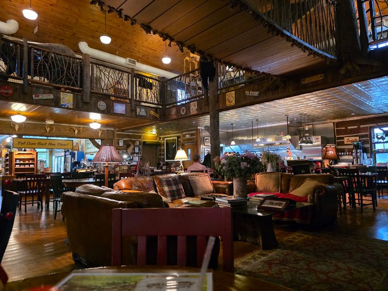 The Swinging Bridge Restaurant Paint Bank's Rustic Retreat