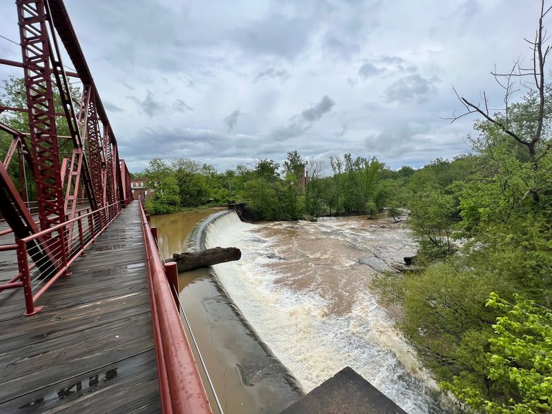 The Waterfall Over the Old Mill Dam