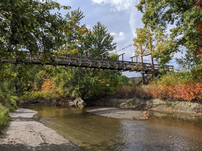 The Wobbly Bridge Over Pochuck Creek The Wobbly Bridge Over Pochuck Creek