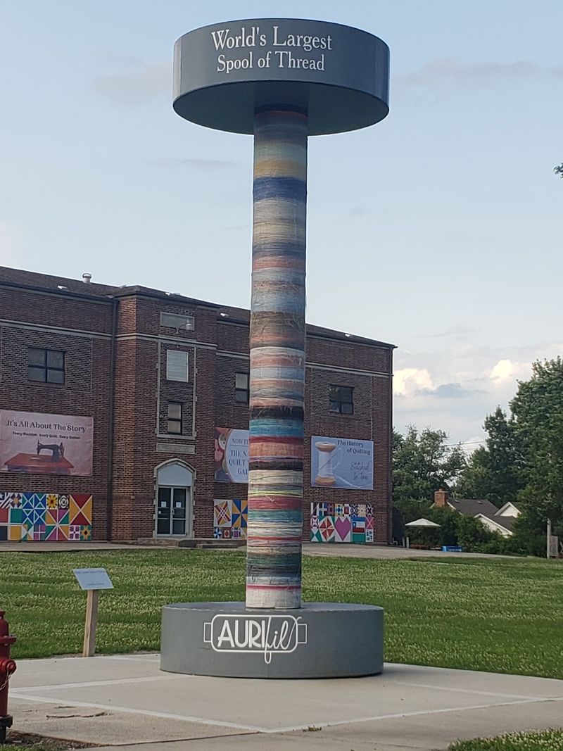 The World's Largest Spool Of Thread The World's Largest Spool Of Thread