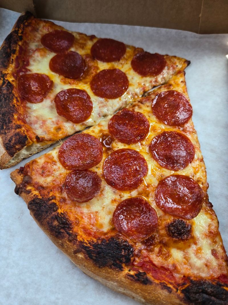 Thin Crust With Char on the Edges