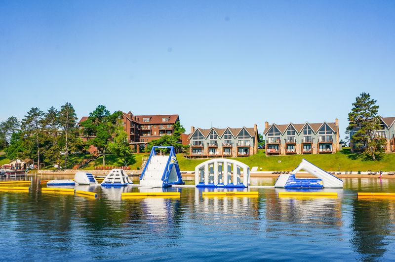 Three Beaches and Those Famous Inflatables