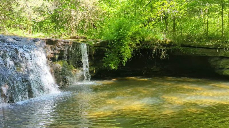 Trail 6 Waterfall at Charlestown State Park Trail 6 Waterfall at Charlestown State Park