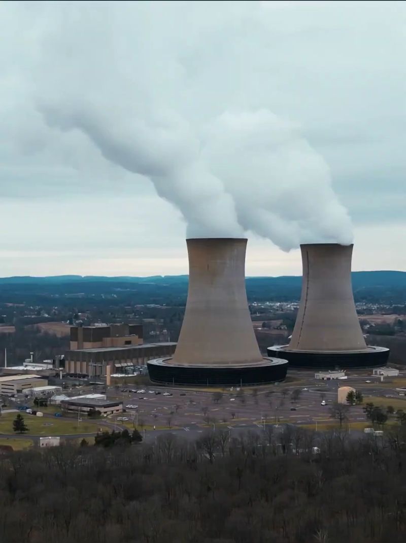 Two Cooling Towers and the End of a Town Two Cooling Towers and the End of a Town