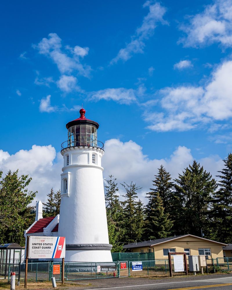 Umpqua River Lighthouse On The Bluff