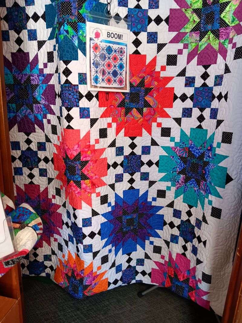 Walls of Finished Quilts That Do the Brainstorming for You