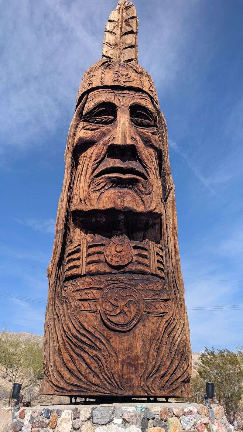 Waokiye, the 43-Foot Giant Watching the Valley Waokiye, the 43-Foot Giant Watching the Valley