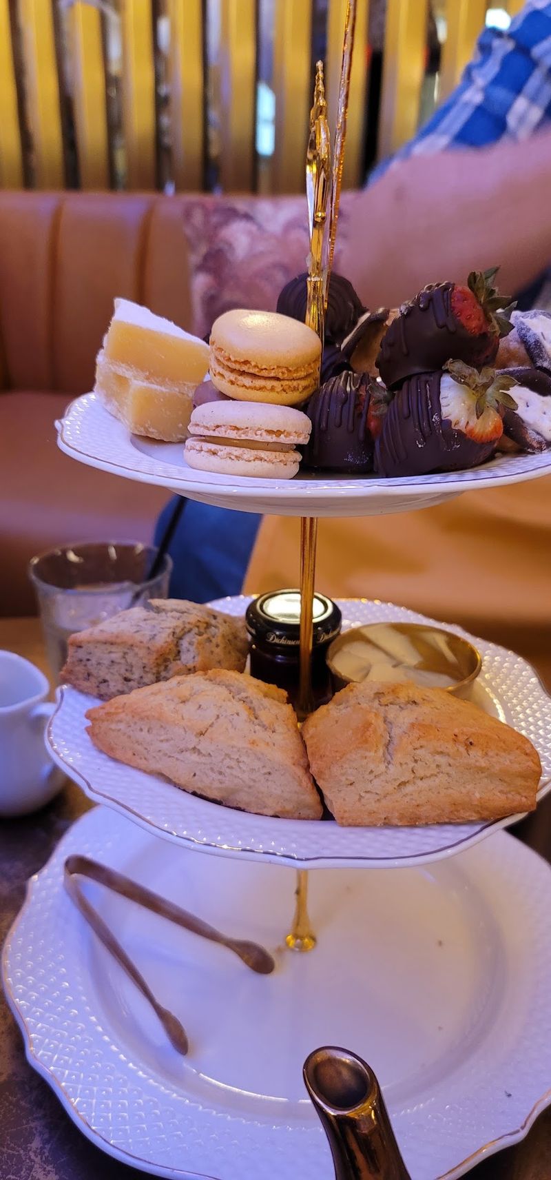 Warm Scones, Clotted Cream, And Mandarin Jam Warm Scones, Clotted Cream, And Mandarin Jam