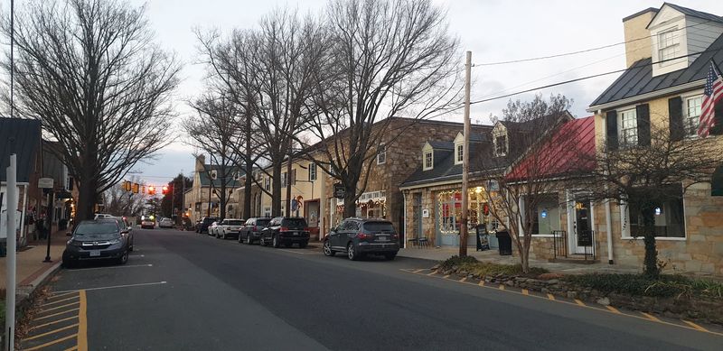 Washington Street and Its Stone-Built Main Drag