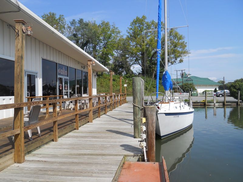 Waterfront Dining With a View of the Working Docks
