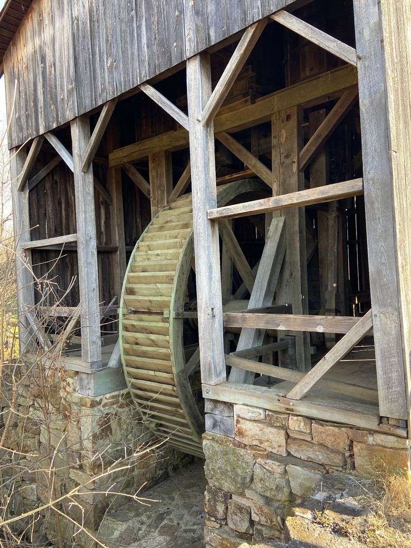 Waterwheel, Flume, and the Blast House Waterwheel, Flume, and the Blast House