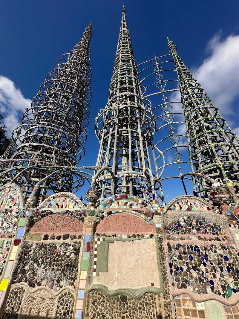 Watts Towers, Los Angeles, Steel Spires Wrapped in Broken Treasure Watts Towers, Los Angeles, Steel Spires Wrapped in Broken Treasure