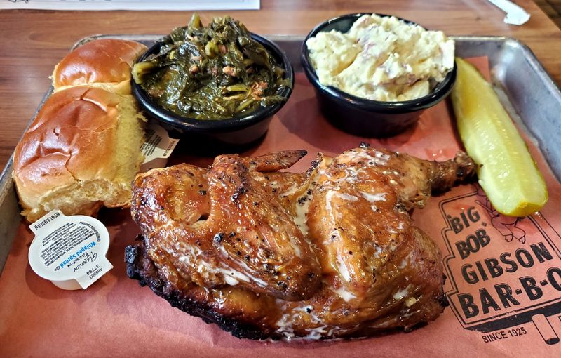 White Sauce Glory at Big Bob Gibson Bar-B-Q in Decatur White Sauce Glory at Big Bob Gibson Bar-B-Q in Decatur