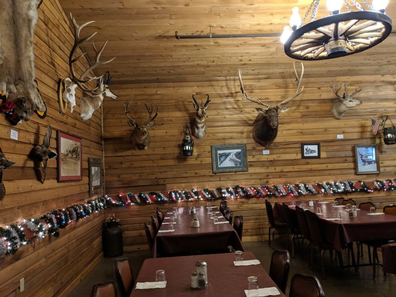 Wood Paneling and History Hanging Overhead Wood Paneling and History Hanging Overhead