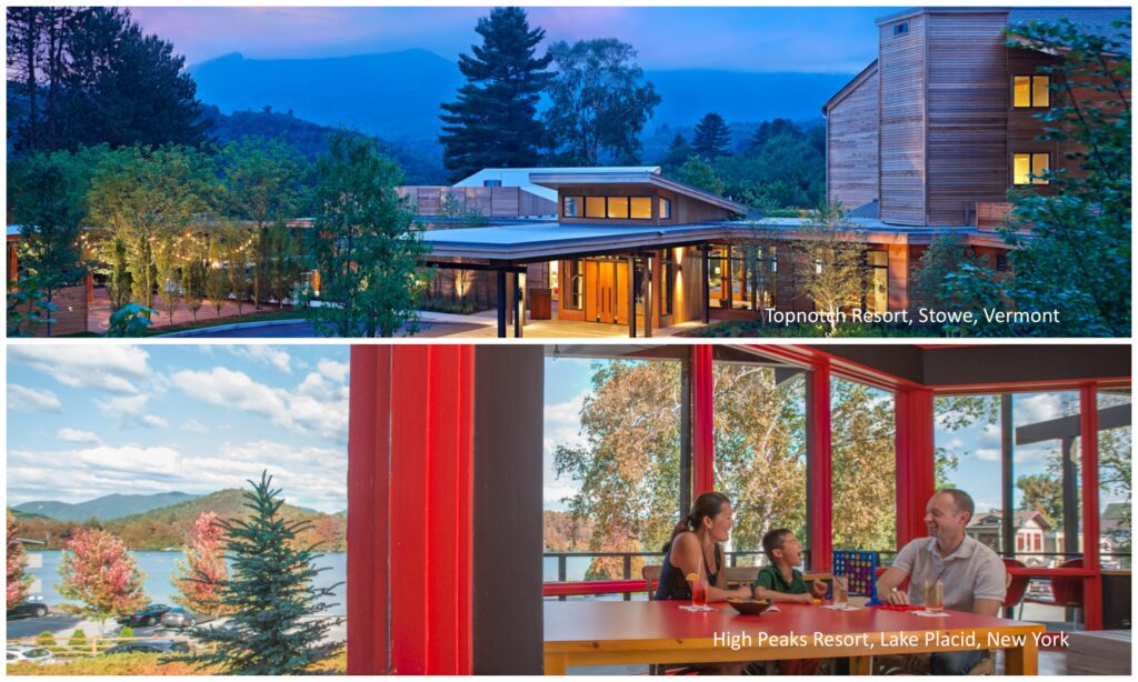 Enjoy fall in Stowe or Lake Placid through November. Photo c (top) Topnotch Resort (lower) High Peaks Resort Enjoy fall in Stowe or Lake Placid through November. Photo c (top) Topnotch Resort (lower) High Peaks Resort