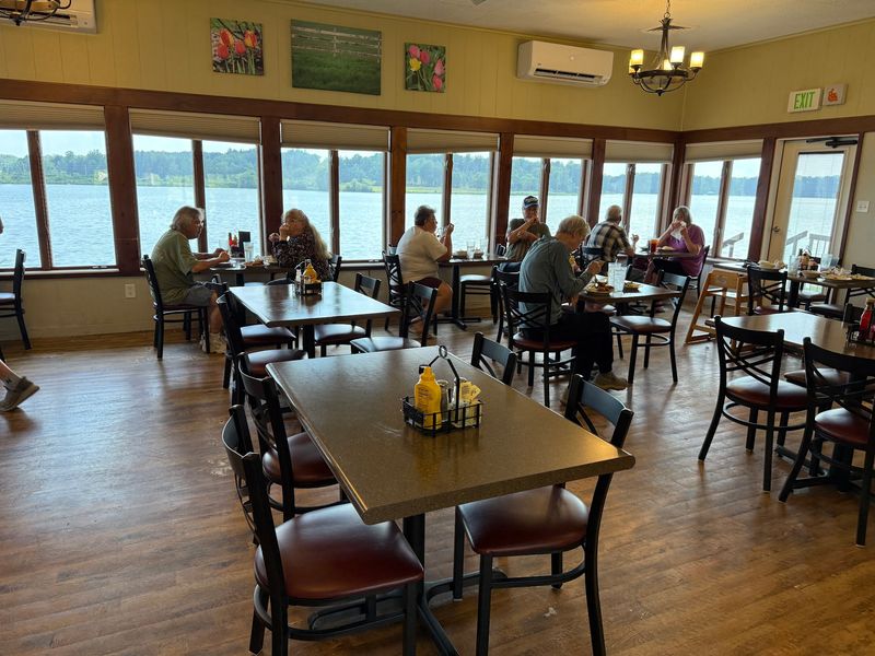 A Dining Room That Comes With Its Own Lake