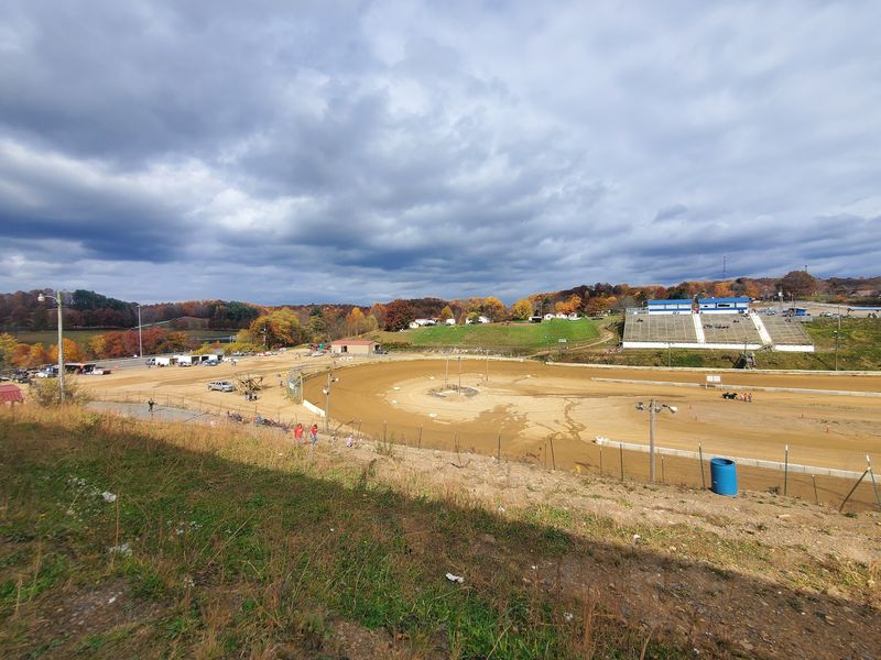 A Dirt Oval Hidden in the Hills