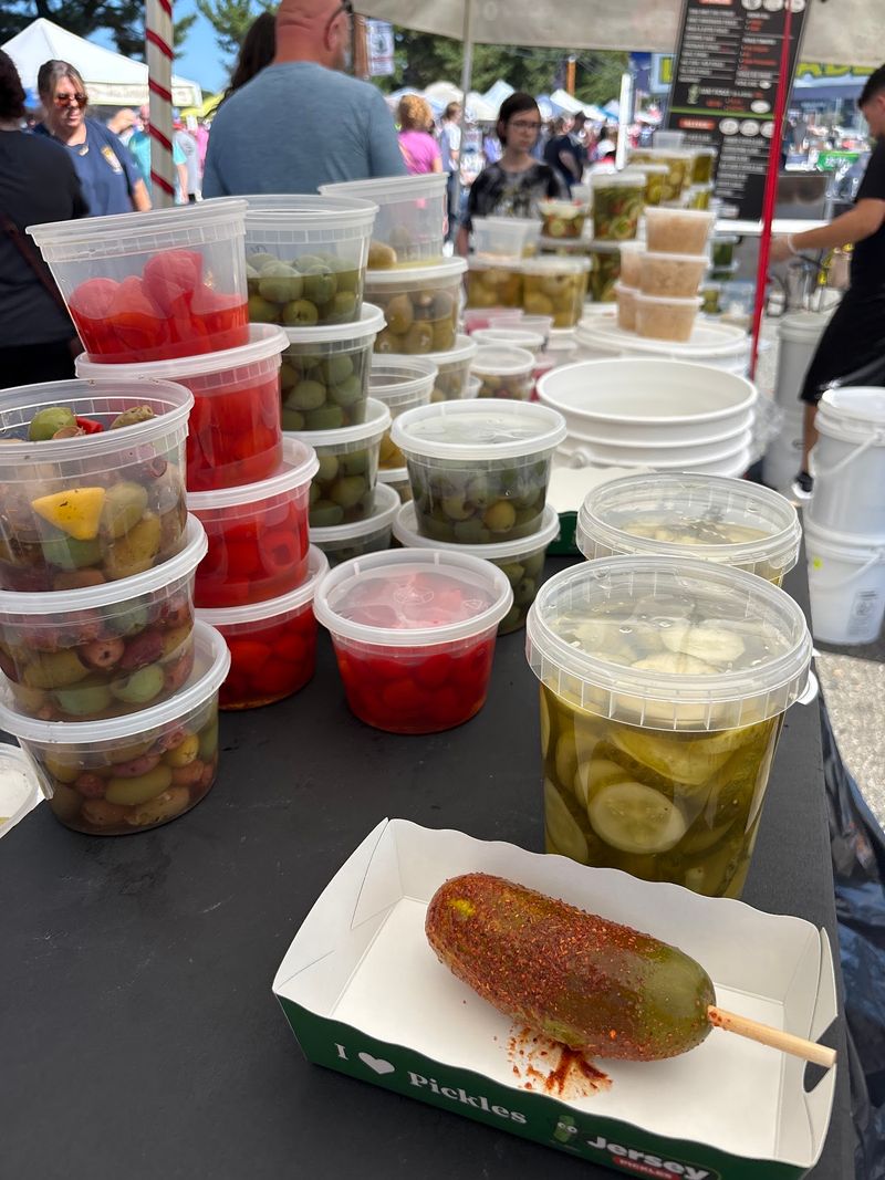A Free Pickle On A Stick Is The Best Welcome Gift Around A Free Pickle On A Stick Is The Best Welcome Gift Around