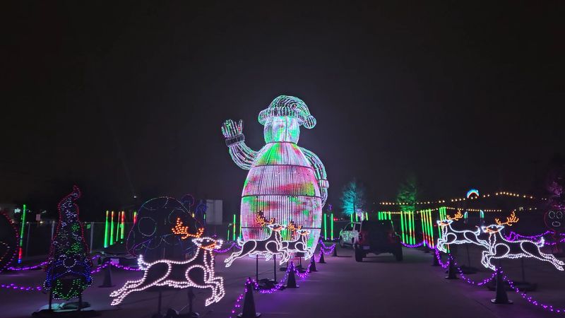 A Glowing Barnyard Waits Along The Route