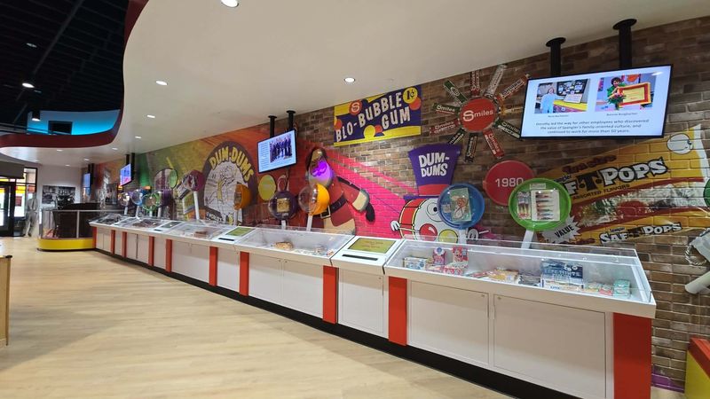A History Wall That Proves Spangler Made More Than Lollipops