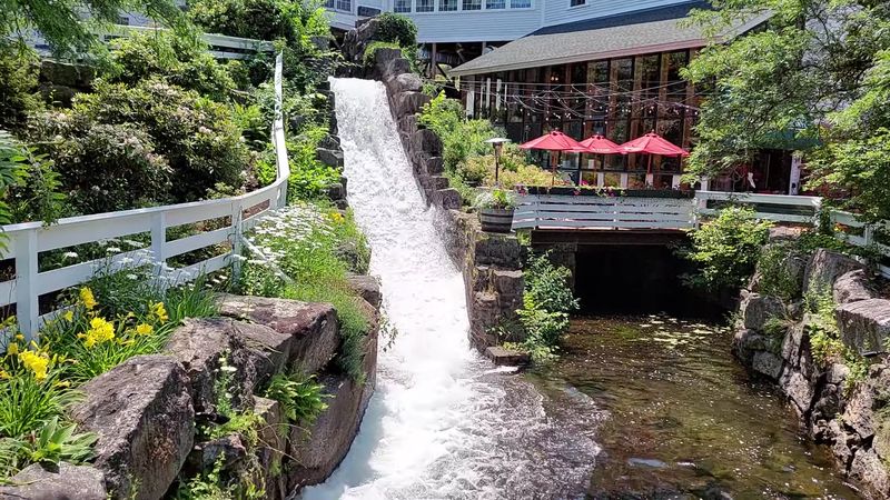 A Man-Made Waterfall Steals The Show Before You Buy Anything A Man-Made Waterfall Steals The Show Before You Buy Anything
