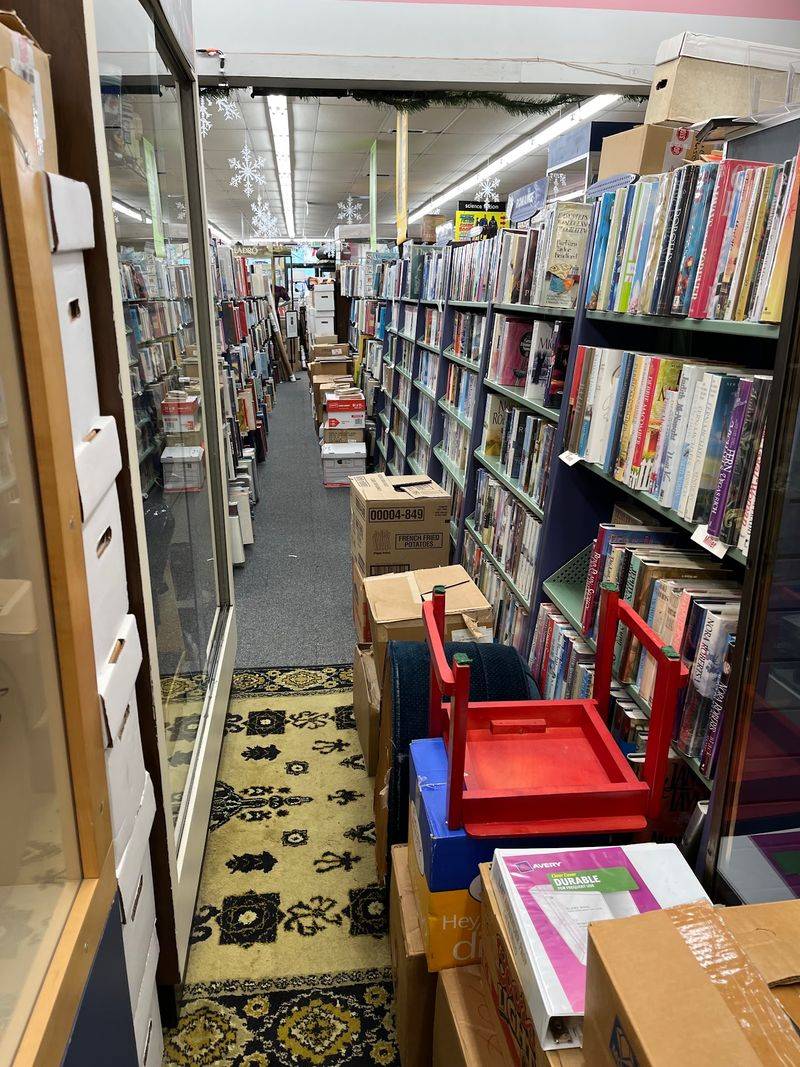 A Mountain of Books Waiting to Be Explored