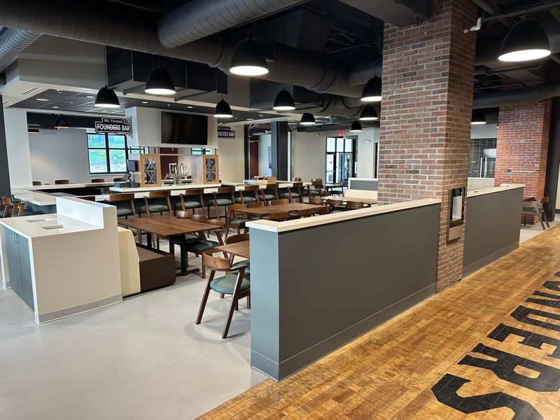 A Newsroom Turned Lunchroom
