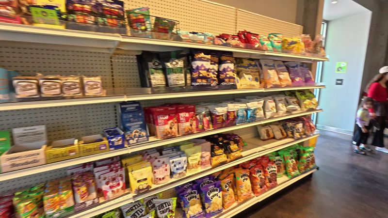 A Snack Aisle Hiding Inside a Burger Joint A Snack Aisle Hiding Inside a Burger Joint