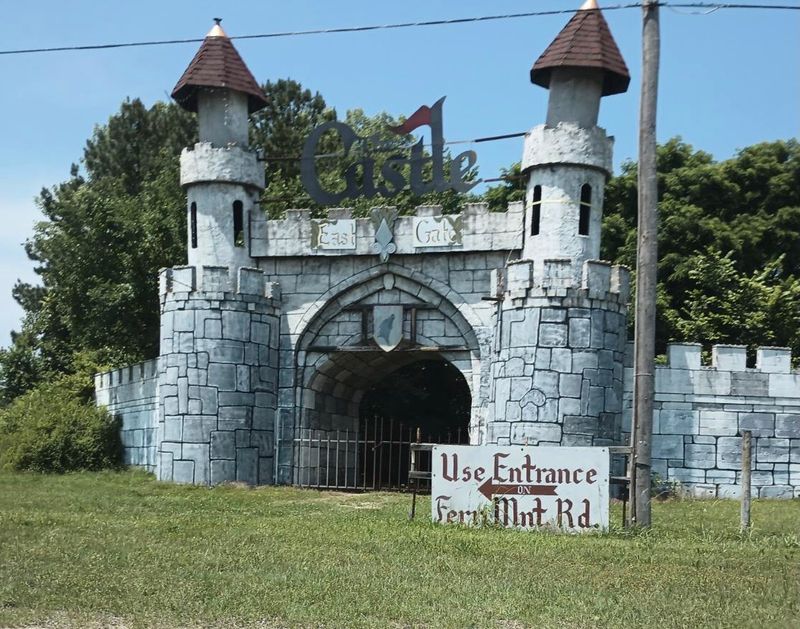 A Stone Castle Off Fern Mountain Road A Stone Castle Off Fern Mountain Road