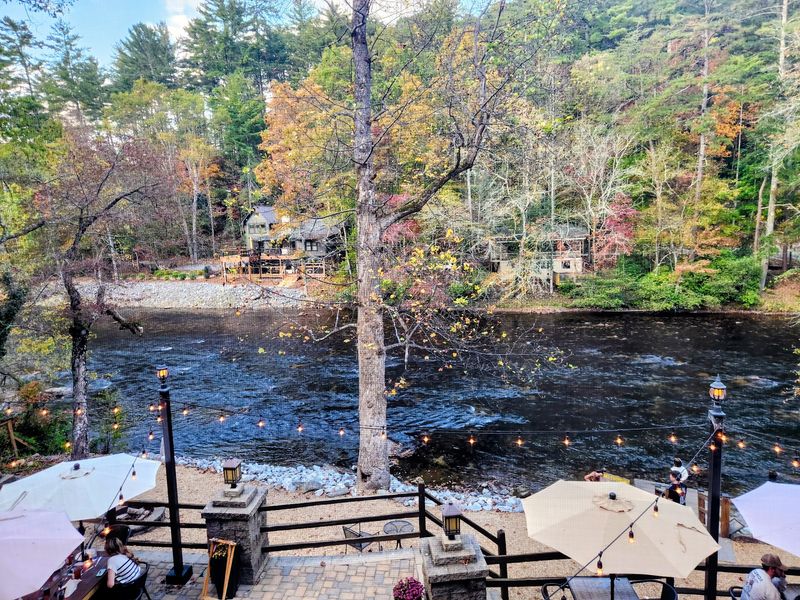 A Table Right Beside the Rushing Water