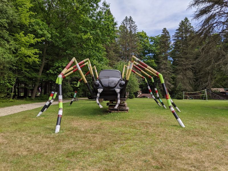 A Volkswagen Beetle Turned Spider A Volkswagen Beetle Turned Spider