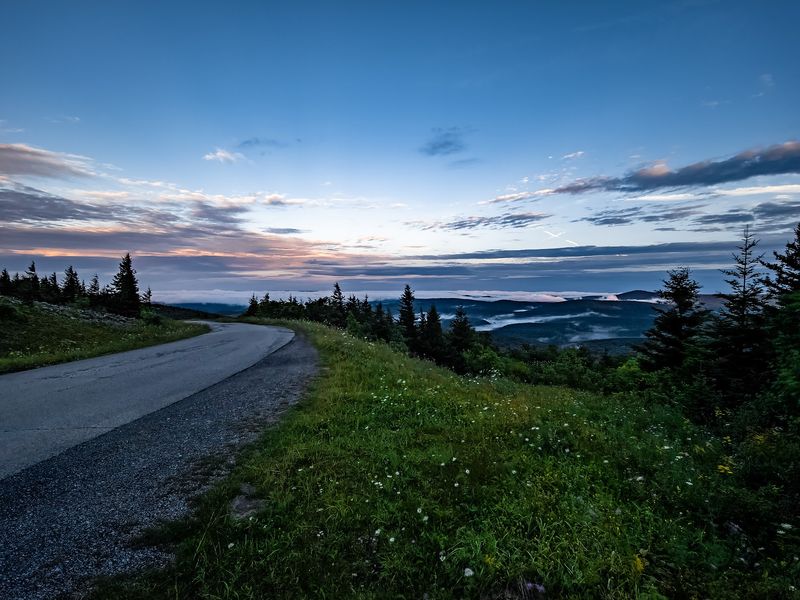 A Winding Forest Road Does Most Of The Climbing A Winding Forest Road Does Most Of The Climbing