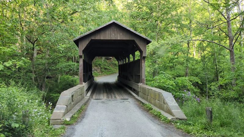 A Wooden Crossing Waiting Just West Of Lewisburg