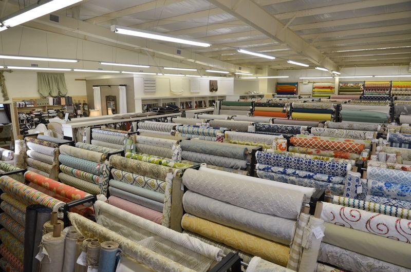 Aisles of Fabric That Seem to Have No End