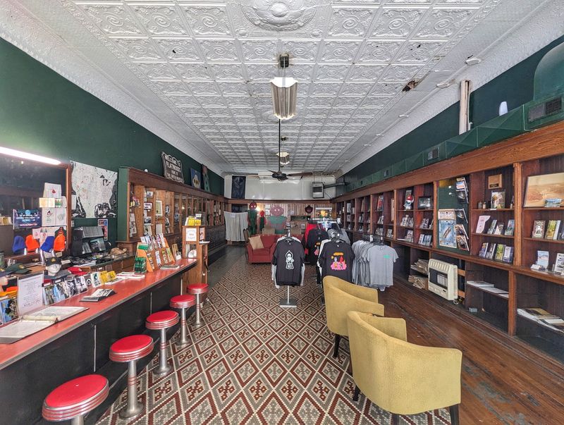 An Old Apothecary With Its Soda Fountain Still Standing