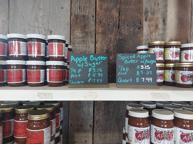 Apple Butter And Shelves Full Of Homemade Jars