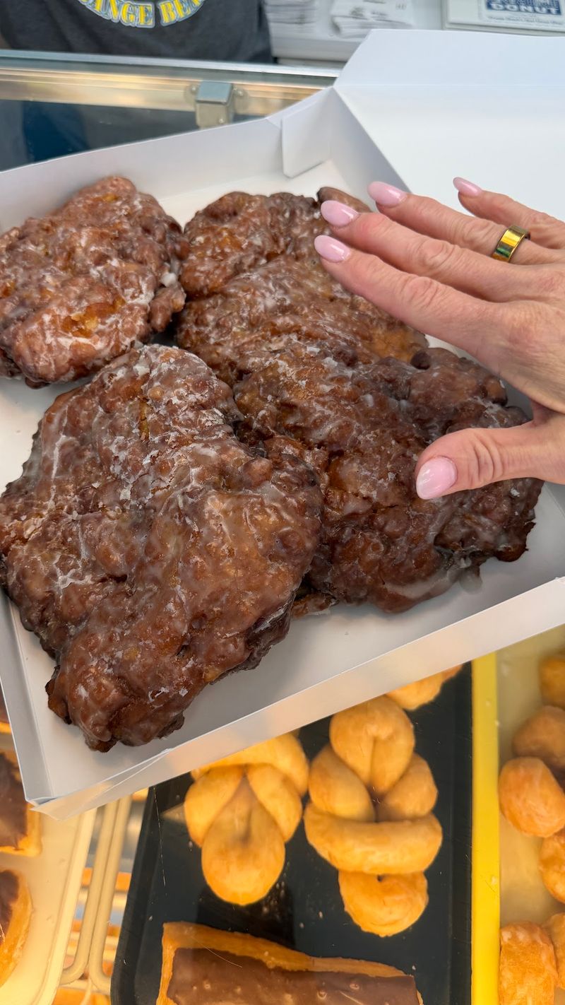 Apple Fritters the Size of a Frisbee Apple Fritters the Size of a Frisbee