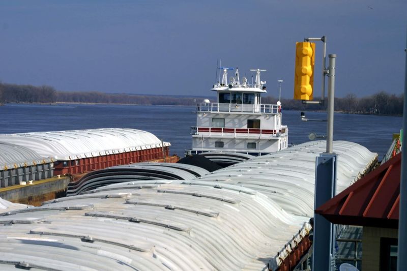 Barges, Gates, And A Deck Built For Watching Barges, Gates, And A Deck Built For Watching