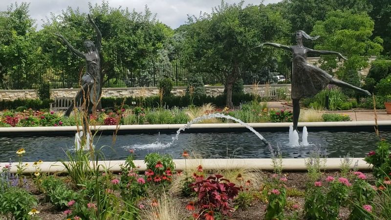 Bronze Dancers On The Reflecting Pool