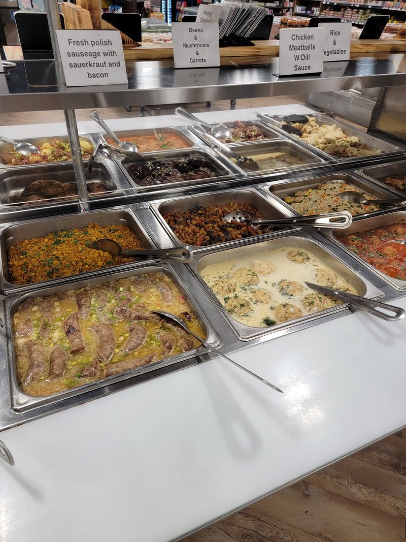 Build Your Own Comfort Plate At The Hot Buffet