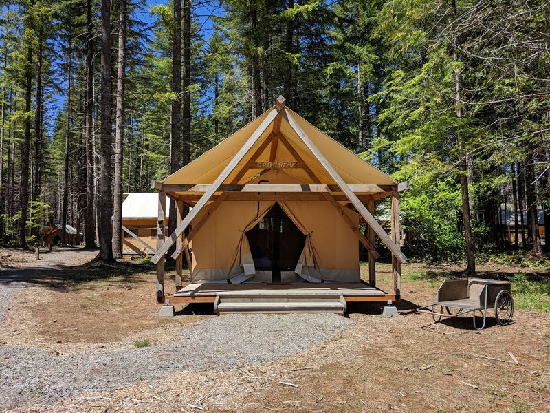Cabins, Yurts, and Riverside Sleeps Cabins, Yurts, and Riverside Sleeps
