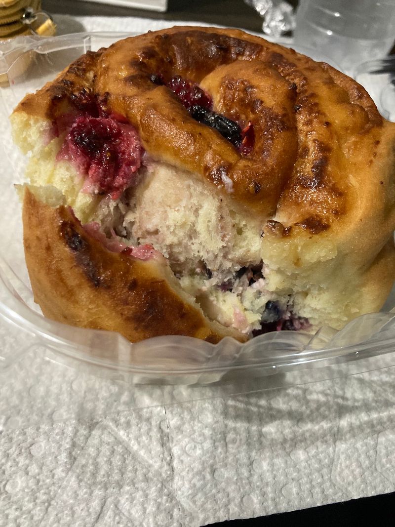 Caramel And Raspberry Cheesecake Rolls Make Choosing Tough