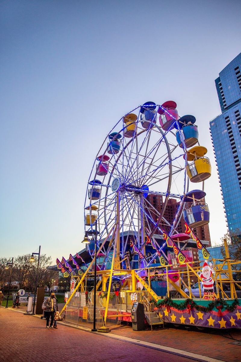 Carousel Rides and a Ferris Wheel View Carousel Rides and a Ferris Wheel View