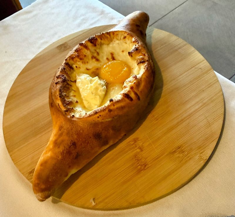 Cheese, Butter, and an Egg Yolk Walk Into a Bread Boat
