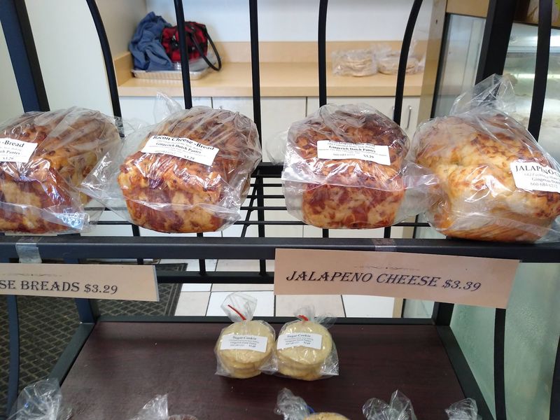 Cinnamon Rolls, Bread, And A Bakery Out Back