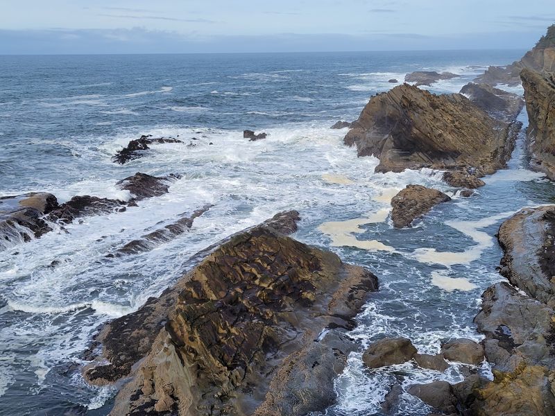 Cliffs That Turn Waves Into Fireworks
