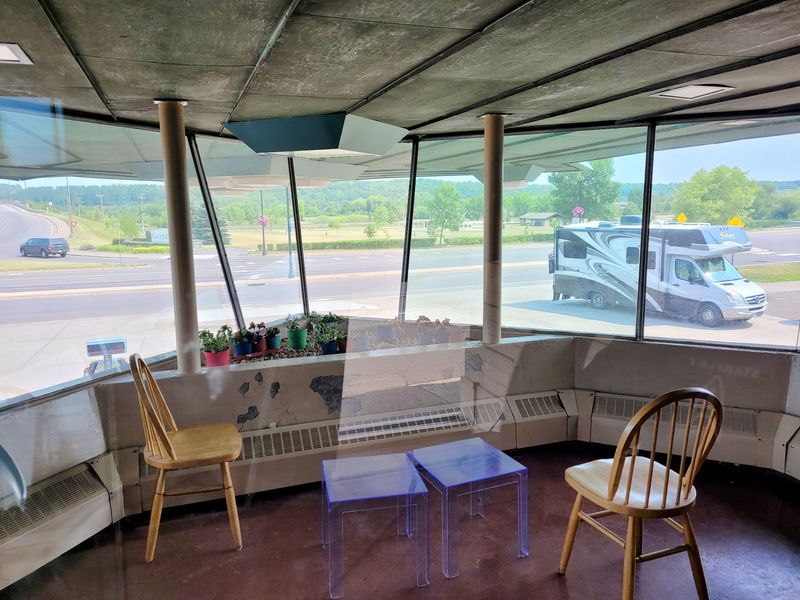 Climb Up To The Lounge Wright Built For Waiting Drivers